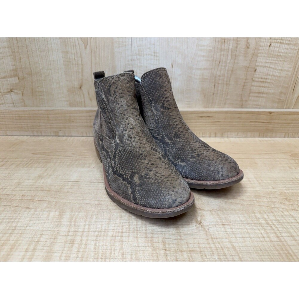 SOFFT Bellis III Size 9 M Cognac Snake AQUA Waterproof Chelsea Boots Booties